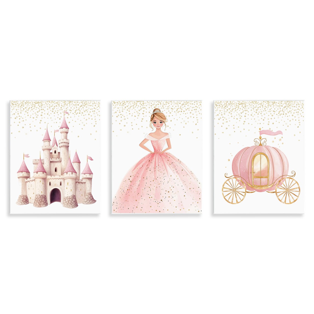 Stupell Industries Princess Dreams Collection Wall Plaque, design by Christine Simpson Art